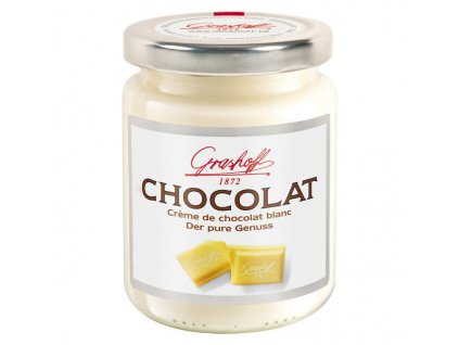 Grashoff Bílý čokoládový krém Čisté potěšení, sklo, 250g