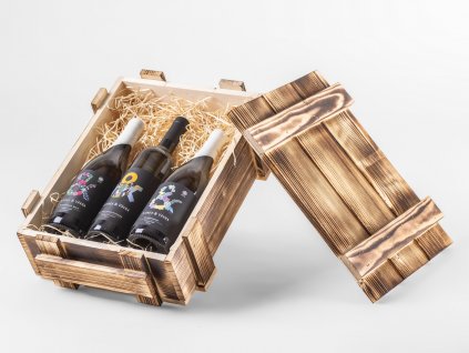 Dárkový box se třemi suchými víny Zlomek & Vávra - Harmonie