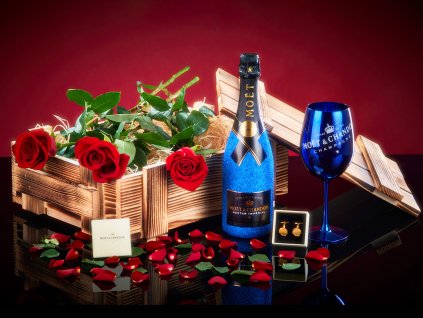 Dárkový Box Exclusive s Moët & Chandon Glitter Imperial Nectar limited edition
