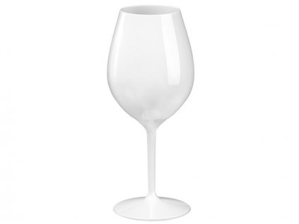 Nerozbitná sklenice na víno bílá bez loga, 47 cl