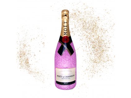 Moët & Chandon Imperial Brut růžový glitter 12%, 0,75l