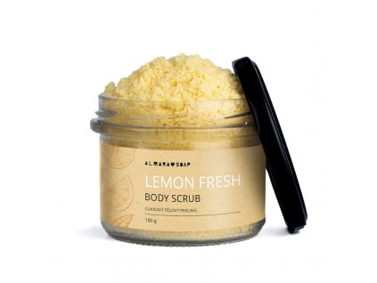 Almara Soap Lemon Fresh přírodní scrub na tělo 180g