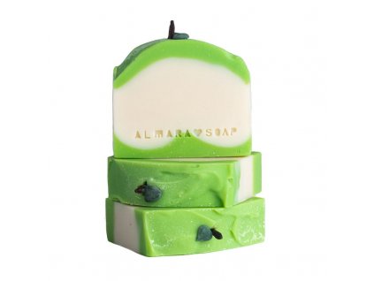 Almara Soap designové ručně vyrobené mýdlo Green Apple