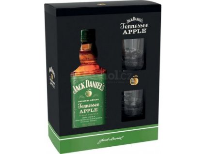 Jack Daniel’s Apple + 2 skleničky v dárkovém balení