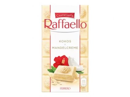 Raffaello bílá čokoláda s kokosovou a mandlovou náplní, 90g
