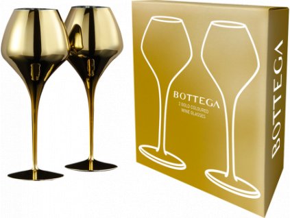 Bottega Gold dárková sada sklenic 2ks