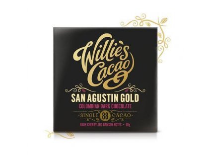 Willie's cacao San Agustin Gold Colombian hořká čokoláda 88%, 50g