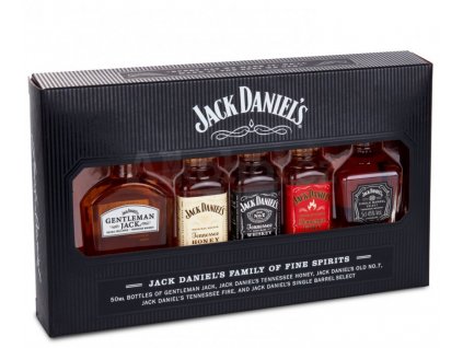 Whisky Jack Daniels set miniatur 5x0,05l