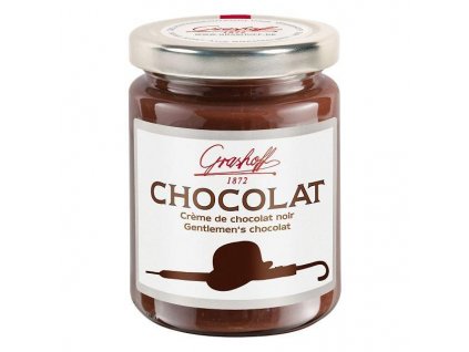 Grashoff Tmavý čokoládový krém Gentlemen´s chocolat s kakao 30%, sklo, 250g