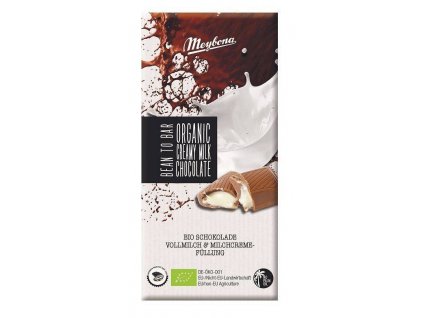 Meybona Bio mléčná čokoláda s mléčným krémem 100g