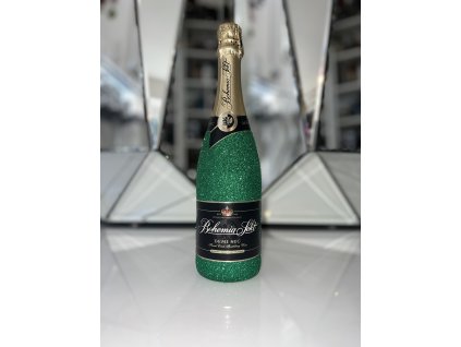 Bohemia Sekt 11 %, 0,75l zelený glitter