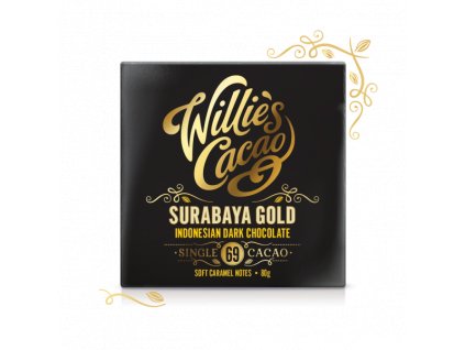 Willie’s cacao Surabaya Gold hořká čokoláda 69%, 50g