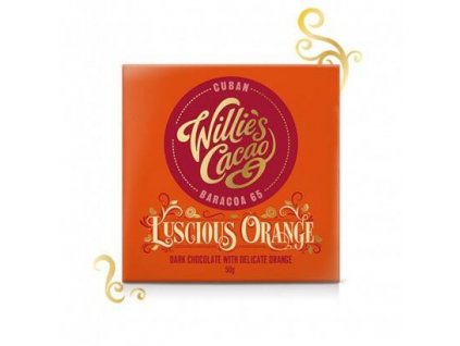 Willie’s cacao Luscious Cuban Orange hořká čokoláda 65%, 50g