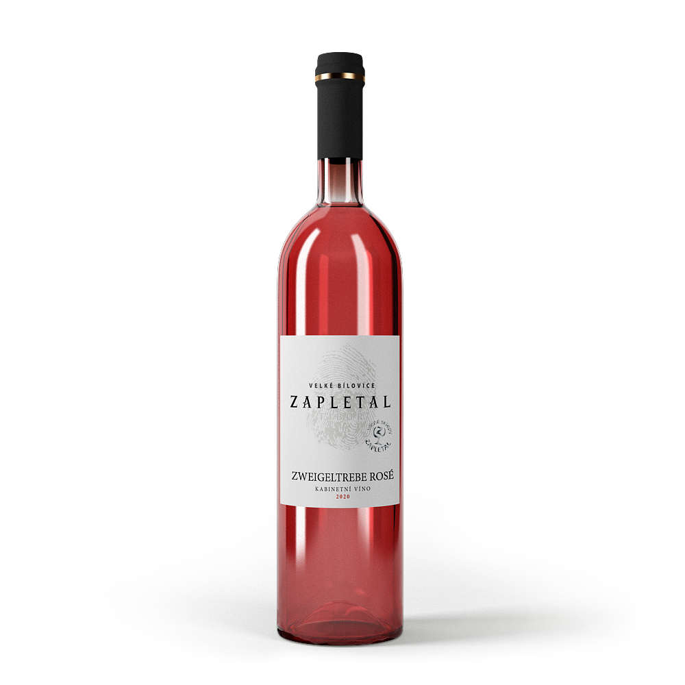 Vinné sklepy Zapletal Zweigeltrebe Rosé 2021, kabinetní víno, suché 10,5%, 0,75l
