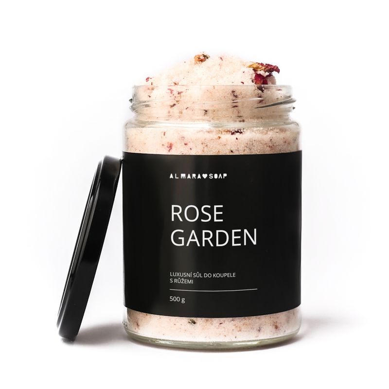Almara Soap Rose Garden luxusní sůl do koupele 450g