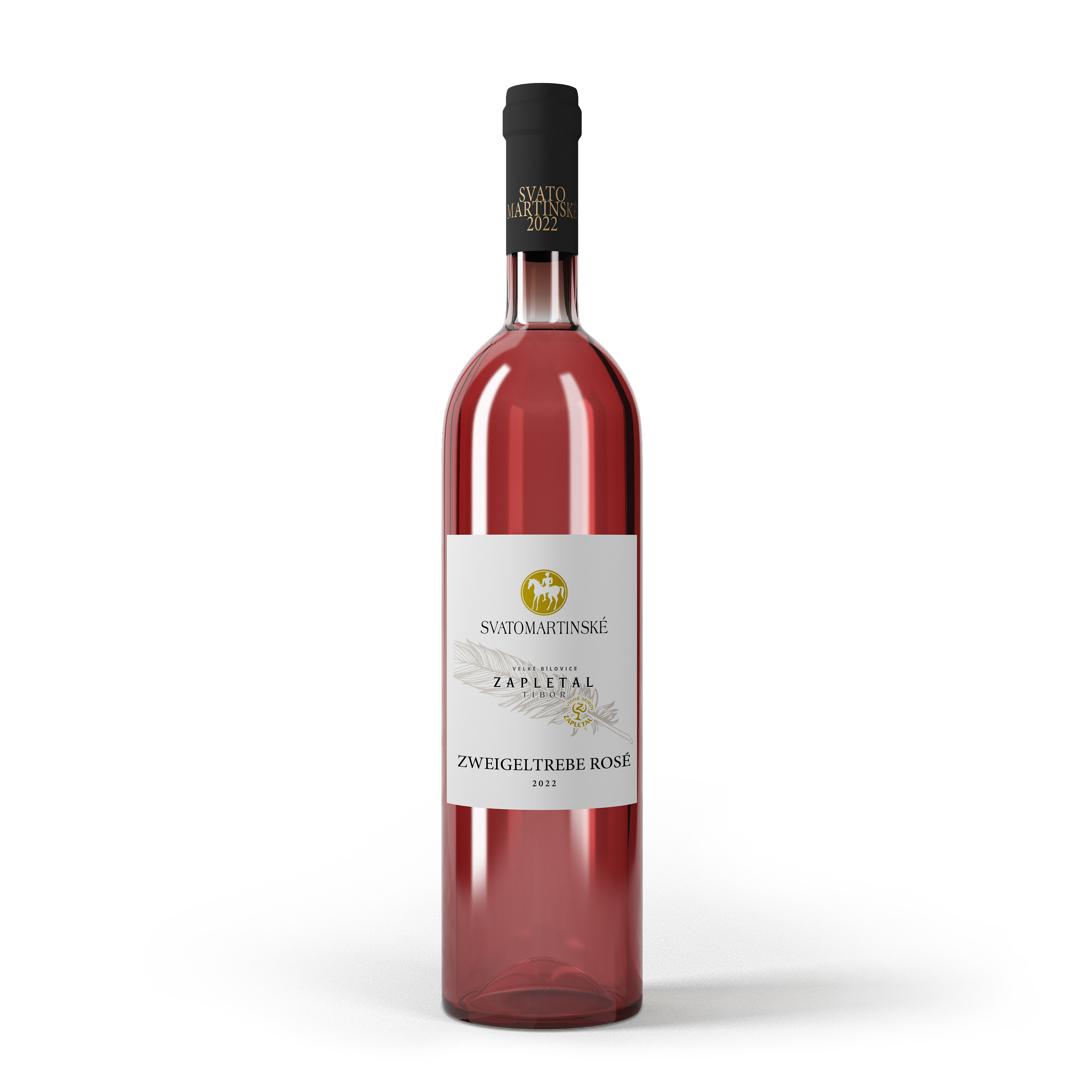Vinné sklepy Zapletal Zweigeltrebe rosé 2022, suché, 0,75l