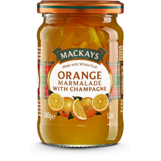Mackays Pomerančová marmeláda se šampaňským, 340g Hmotnost: 113g