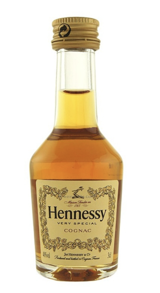 Hennessy mini 40%, 0,05l