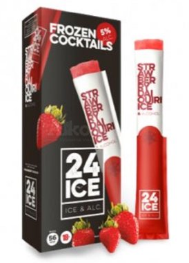 24 Ice Strawberry Daiquiri frozen cocktails 5%, 0,325l