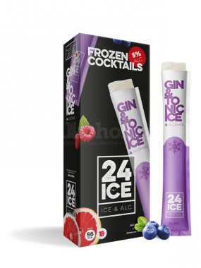 24 Ice Gin & Tonic frozen cocktails 5%, 0,325l