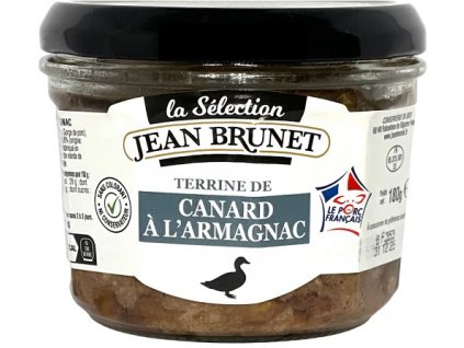Jean Brunet kachní paštika s Armagnakem Premium Selection, 180g