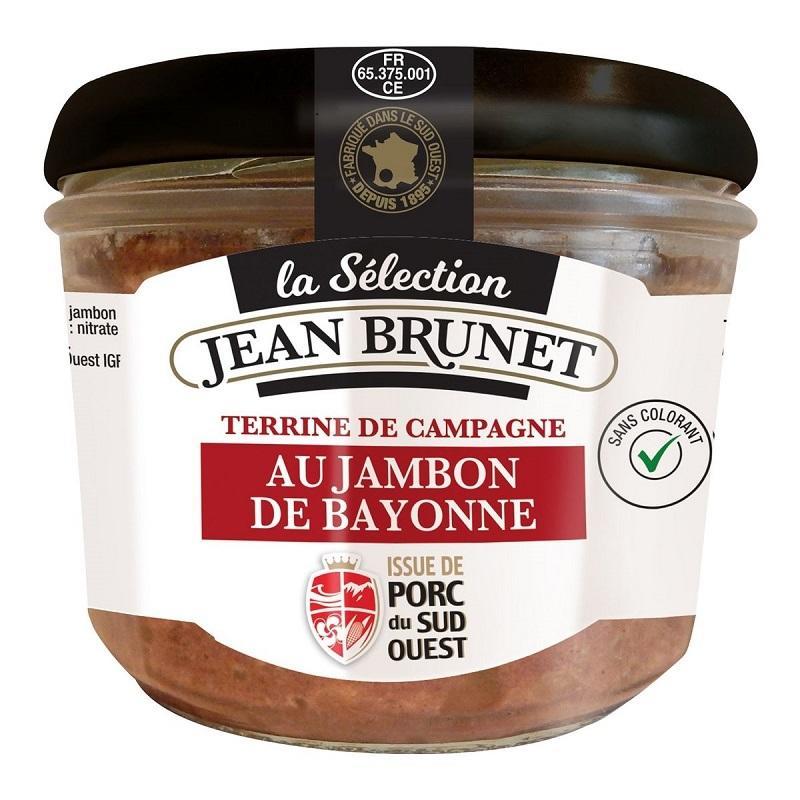 Jean Brunet farmářská paštika se šunkou Bayonne Premium Selection, 180g
