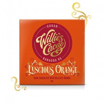 Willies Cacao Willie’s cacao Luscious Cuban Orange hořká čokoláda 65%, 50g
