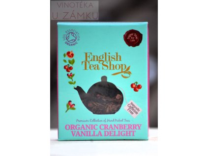 Čaj Brusinky a vanilka - Pro The English Tea Shop Ltd, Londýn