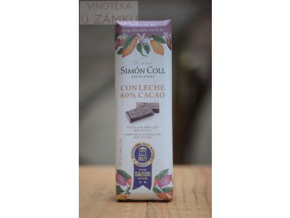 Čokoláda mléčná 60 % - Simón Coll