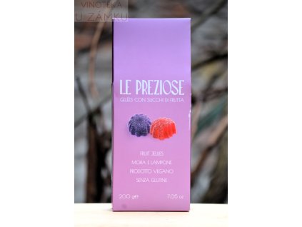 Želatinové bonbóny, malina a ostružina - Le Preziose