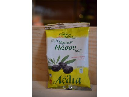 Olivy černé sušené - Thassos Lelia