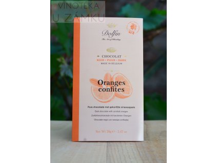 Čokoláda hořká s pomerančem - Dolfin