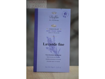 Čokoláda hořká s levandulí - Dolfin