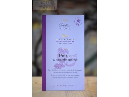 Čokoláda s hruškou a mandlemi - Dolfin