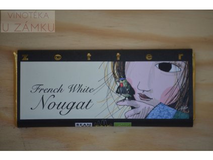 Čokoláda Francouzský bílý nugát - Zotter