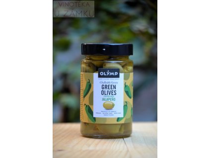 Olivy zelené s jalapeňo - Konstantopoulos S.A.