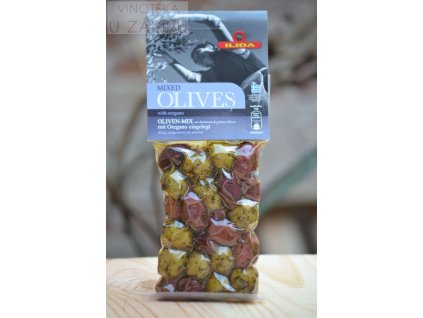 Olivy mix s oregánem - Ilida s.a. - řecké olivy