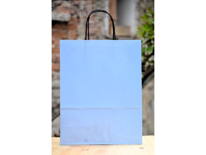Taška dárková světle modrá