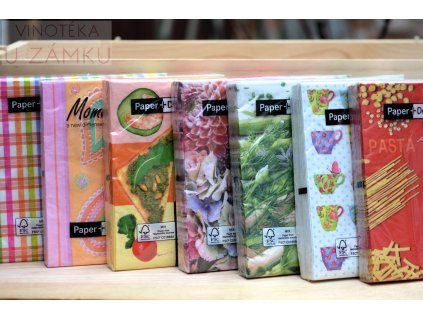 Ubrousky s potiskem 33x33