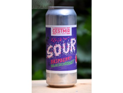 Sour Ale 12° Rapsberry, Blackcurrant 0,5l Plech - Pivovar Čestmír, Brandýs n. L.