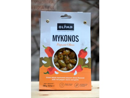 Pikantní zelené olivy chilli-česnek - Konstantopoulos S.A.