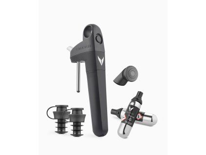 Systém pro servírování vína Coravin Pivot+, černá