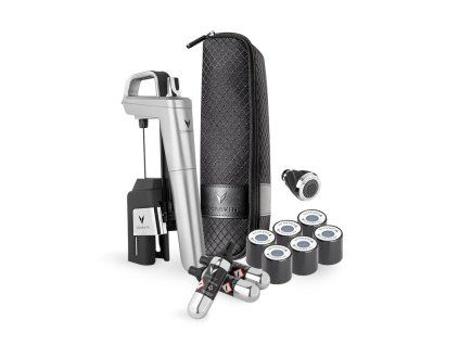 Systém pro uchování vína Coravin Timeless Six+, silver