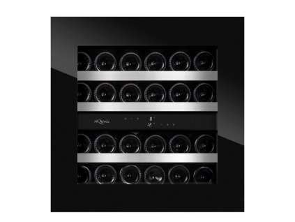 Vinotéka WineKeeper Exclusive 25D Full Glass černá, Push-Pull