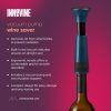 Vakuová pumpička na víno Innovine, modrá