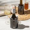 Chladič na víno/pivo mini Vacu Vin -  černý