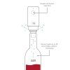 Elektrická sada na víno Vacu Vin - USB, včetně Li-ion baterie