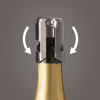 Zátka na sekt Vacu Vin -  nerez