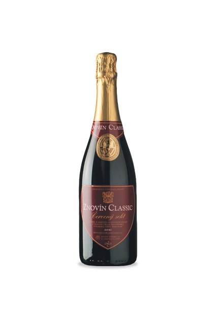 Znovín Classic Sekt Demi sec - červený  jakostní šumivé | polosladké