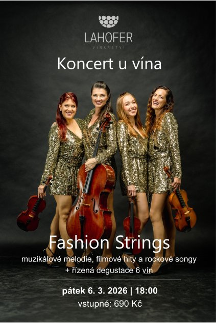 Fashion Strings 6 března plakát
